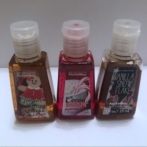 5 Christmas scented pocketbacs- BBW - classic